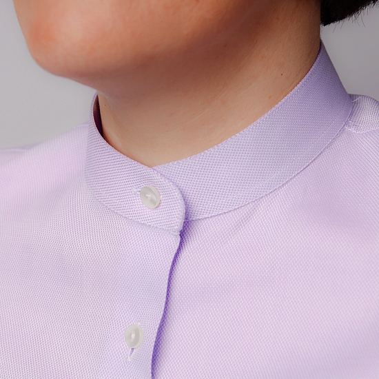 Chemise violette avec poignets pour boutons AMA 4