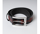 FILIGRAN embroidered leather belt